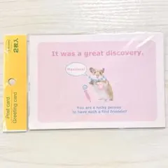 平成レトロ ハムスター ポストカード B 当時品 — image 1