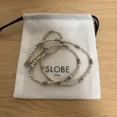 スローブイエナ ランダムメタルビーズ ネックレス シルバー — image 1
