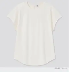 UNIQLO クレープジャージーフレンチスリーブTシャツ — image 1