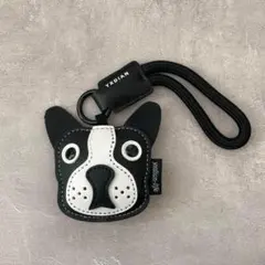 ボストンテリア 犬チャーム キーホルダー　合皮　フレンチブルドッグ — image 1