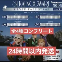【コンプリート】SEKAINOOWARI セカオワ 銀テープストラップ — image 1