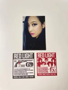 f(x) The 3rd Album Red Light ビクトリア トレカ — image 1