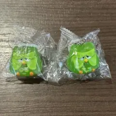 Duolingo めじるしアクセサリー シワシワデュオ 2個セット — image 1