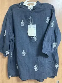 colouca 刺繍入り 五分袖 ブラウス 3Lサイズ　新品タグ付 — image 1