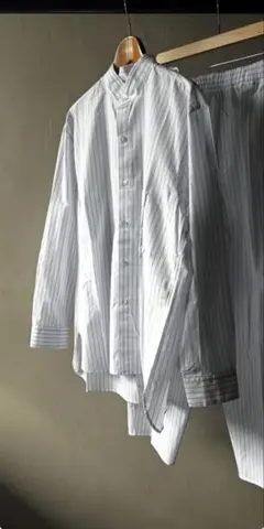超美品　CristaSeya クリスタセヤ　MAO COLLAR SHIRT — image 1