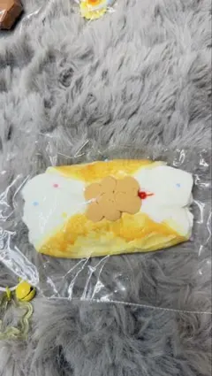 オムライス型 スクイーズ キーホルダースクイーズLサイス — image 1
