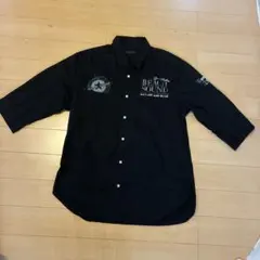 Beach Sound 七分袖シャツ ブラック XL — image 1