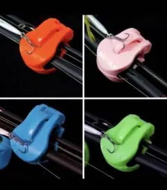 多機能フィッシングロッドホルダー クリップ　4個セット 4色セット　新品　即納 — image 1