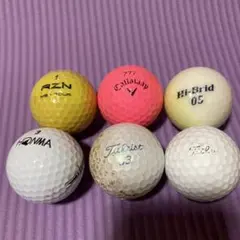 ゴルフボール 6個セット RZN HONMA 他 — image 1
