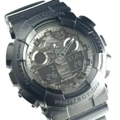 G-SHOCK GA-100CF ブラック×シルバー 電池新品 良品CASIO — image 1