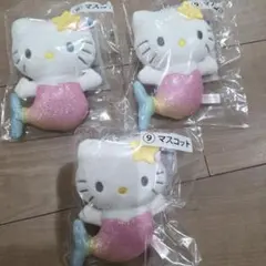 サンリオ当たりくじハローキティ人魚マスコット３個 — image 1