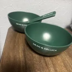 DEAN & DELUCA ボウル フォーク セット グリーン — image 1