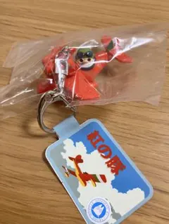 ジブリ　『紅の豚』キーホルダー サボイアとポルコ — image 1