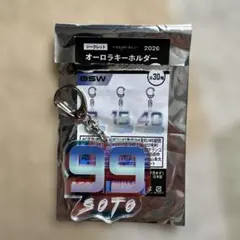 千葉ロッテマリーンズ　オーロラキーホルダー　ソト　#99 — image 1