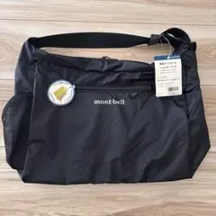 新品タグ付き mont-bell ポケッタブルライトショルダーM ブラック — image 1