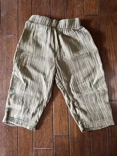 organic zooパンツ カーキ 3-4Y — image 1