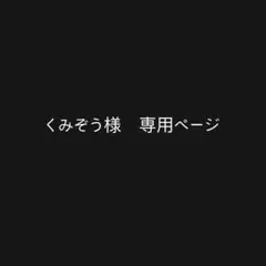 くみぞう様　専用ページ — image 1