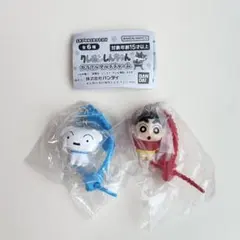 クレヨンしんちゃん カラフルマルチチャーム しんちゃん シロ 2種類セット — image 1