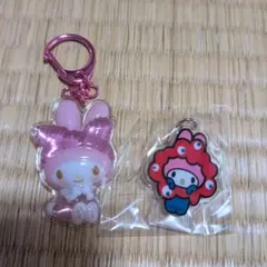 マイメロディ アクリルキーホルダー 2点セット — image 1