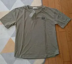 新品タグ付き　ehka sopo カーキ Tシャツ フリーサイズ — image 1