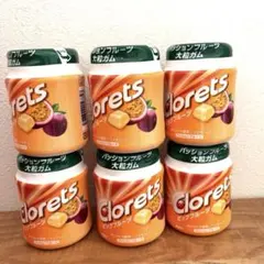 6個セット❤️Clorets クロレッツ ビッグフルーツ パッションフルーツ — image 1