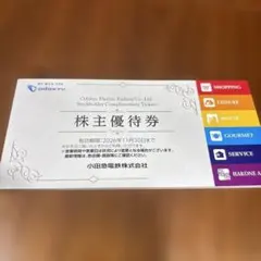 新品未使用　小田急電鉄 株主優待券 2026年11月30日まで — image 1