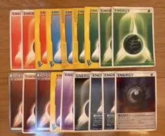 【まとめ売り】ポケモンカード 基本エネルギーカード 18枚セット　古いデザイン — image 1