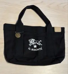 【新品】イルビ ロゴ入り ブラックミニトートバッグ — image 1