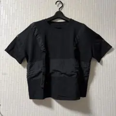 ポリエステル100%異素材使いカットソー (新品未使用) — image 1