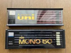 uni 三菱鉛筆【H】　MONO 50 トンボ鉛筆【HB】鉛筆セット合計24本 — image 1