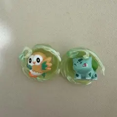 ポケモン びっくらたまご バスポッピング モクロー フシギダネ 2体セット — image 1