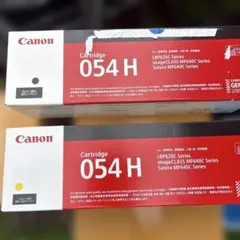 Canon 純正トナーカートリッジ 054H ブラック・イエローセット — image 1