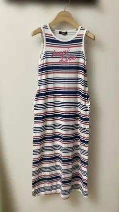 JENNI love ボーダー柄 ノースリーブ ワンピース — image 1