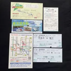 使用済１日フリーきっぷ券、鉄道・船・バス・トロッコ電車 — image 1