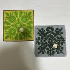 キャシーマム　ミニタオルハンカチ　イエロー&グレー — image 1