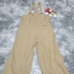 チャオパニックティピー（M）オールインワン オーバーオール ワイド リネン混 — image 1
