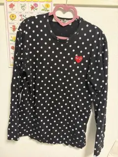 PLAY COMME des GARCONS ドット柄 長袖Tシャツ — image 1