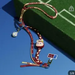 【POP MART】ラブブTHE MONSTERS✖️FIFAストラップ レッド② — image 1