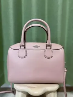 COACH コーチ　ショルダーバッグ　ピンク　本革 — image 1