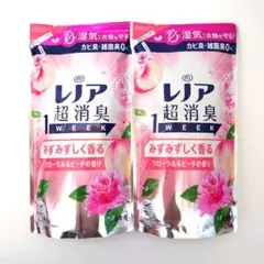 P＆G　レノア　超消臭　1WEEK　　　フローラル＆ピーチ　340ml　2袋　P — image 1