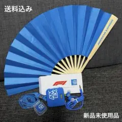 F1 AMEXノベルティ　レースラジオ・扇子・耳栓 — image 1