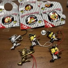 阪神タイガース トラッキー マスコットストラップ 5種セット — image 1