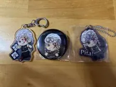 鬼滅の刃 宇髄天元 アクリルキーホルダー 缶バッジセット — image 1