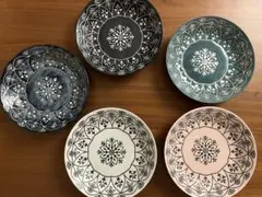 【新品】Moroccan　モロッカン　パスタカレー皿　5枚セット — image 1