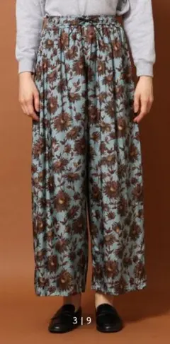 最終値下げDRESSTERIOR muller花柄 ワイドパンツ イージーパンツ — image 1