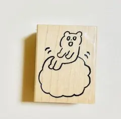 【廃盤品　正規品　AIUEO ハンコ 新品未使用品】 くまA スタンプ2 — image 1