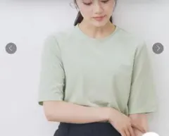 《andGIRL掲載》ベロアボクシーTシャツ【洗濯機洗い可】index — image 1