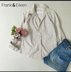 フランク＆アイリーン　シャツ　長袖　ドット　シワ加工　BARRY — image 1