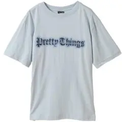 【完売品】キャンディストリッパー 半袖Tシャツ 水色 青 黒 ロゴ Tee — image 1