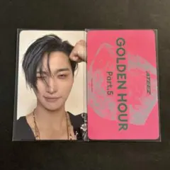 ATEEZ ソンファ トレカ GOLDEN HOUR 5 FC ユニバ — image 1